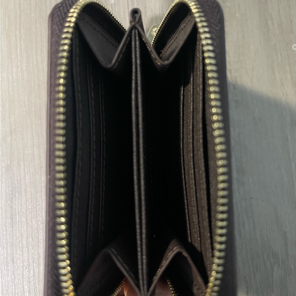 Brown Monogram Compact Zip Wallet - image 3